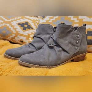 Charcoal grey booties